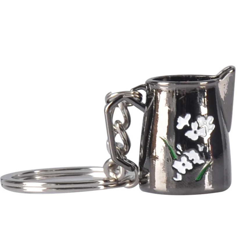 Креативный бариста, брелок для кофе, ручка машины для кофе, Moka Pitcher, брелок, портативная кофейная посуда, аксессуары для приготовления эспрессо, подарок