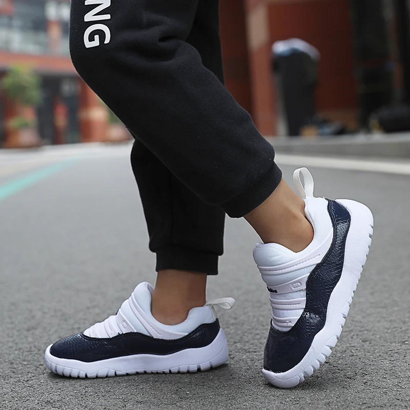 Обувь для мальчиков баскетбольные кеды высокого качества мягкая обувь на