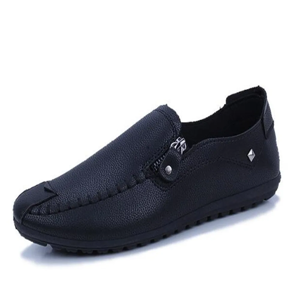 Новинка мужская повседневная обувь из мягкой кожи Роскошные Брендовые мужские