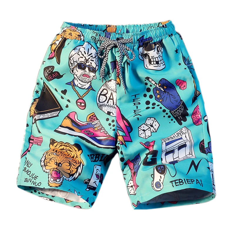 

2020 Summer New Men short 16 Style Men Fashion Beachwear Camouflage Print Quick Dry Shorts Drawstring Sportwear Mens Shorts