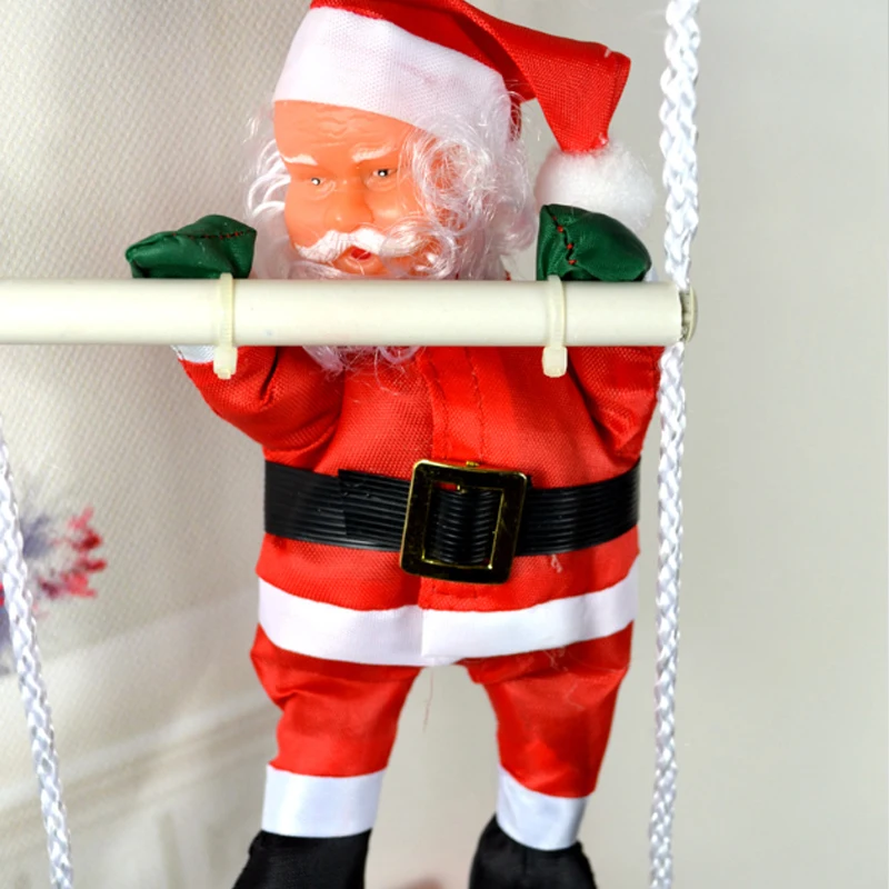 Рождественское украшение для скалолазания Санта Клаус скалолазание на веревке