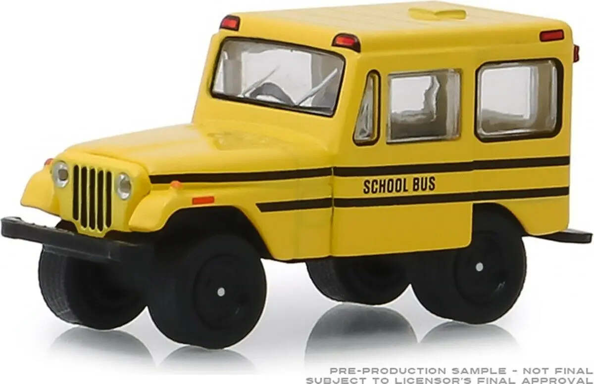 GreenLight 1:64 1974 J eep DJ 5 школьный автобус игрушечный автомобиль из сплава игрушки для