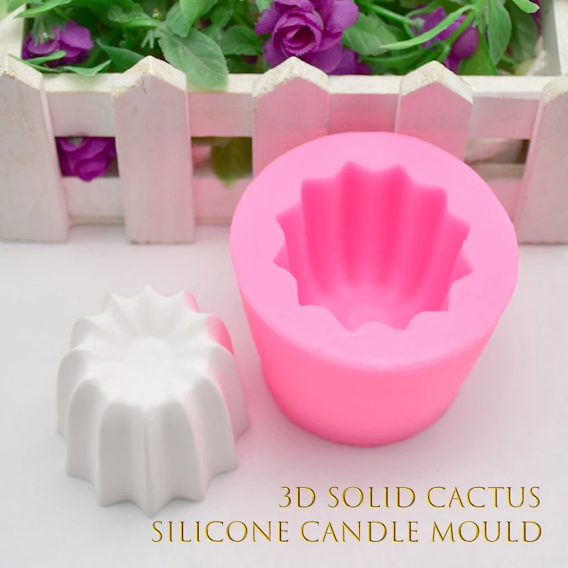3D DIY Creative Circle Silicone Candle Molds For Handmade Making Cylinder Aroma Wax Jelly ice Mold | Дом и сад