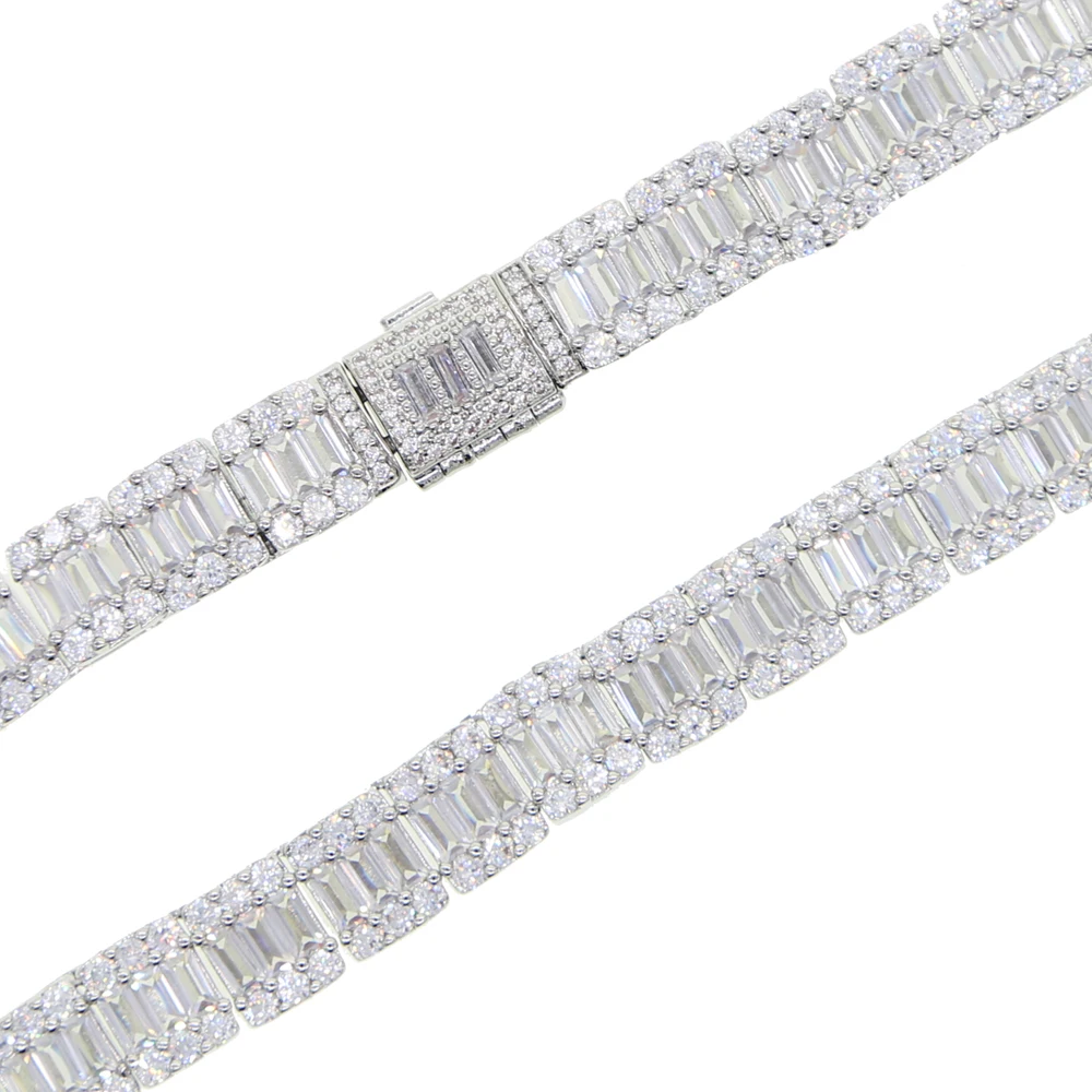 Цепочка чокер женская в стиле хип хоп с фианитами|Колье| |