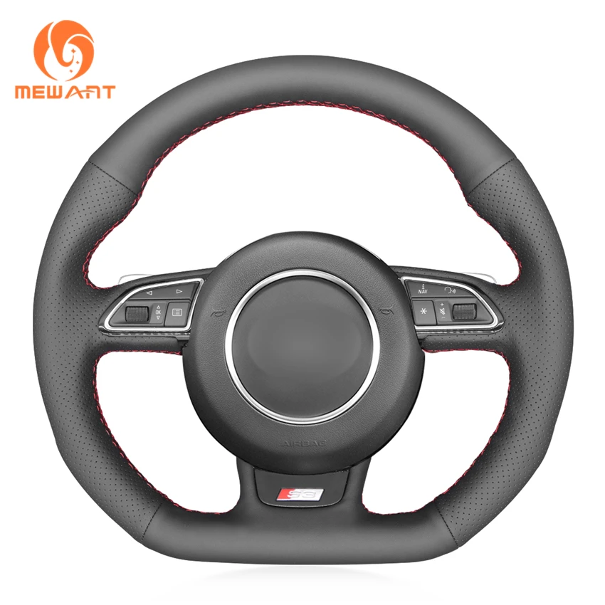 Чехол MEWANT из черной натуральной кожи для Audi S1 (8X) S3 (8V) Sportback S4 (B8) Avant S5 (8T) S6 S7 RS
