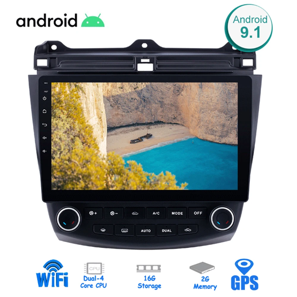 2DIN Android 10 1 автомобильное радио авто стерео для Honda Accord 7 2003-2007 автомобильный