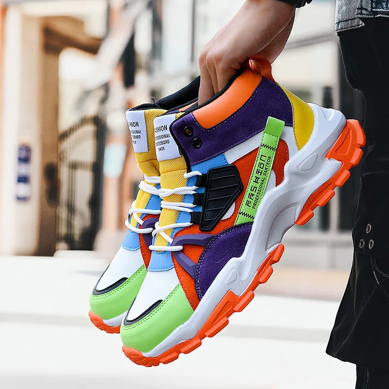 

Spring Fashion Men Sneakers High Top