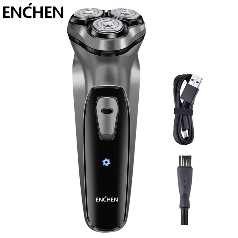 ENCHEN Blackstone электробритва для Для мужчин USB Перезаряжаемые уход за кожей лица