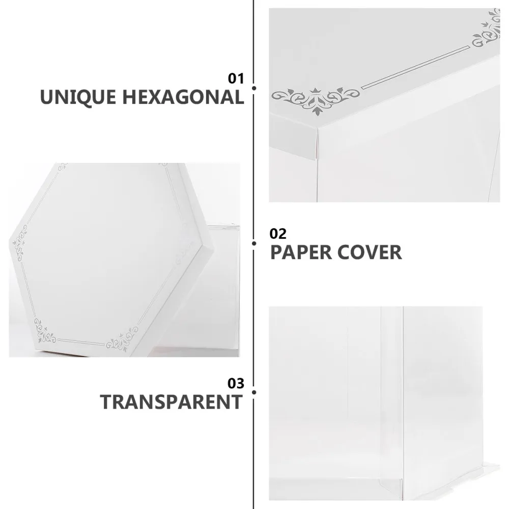 1 шт. прозрачная коробка для торта безопасный шикарный хороший контейнер Декор