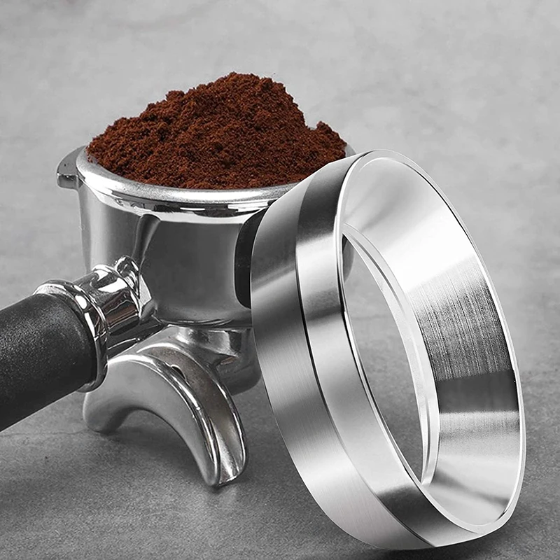 

51-54-58mm Espresso Dosing Funnel Stainless Steel Coffee Dosing Ring Portafilter Dosing Funnel Replacement Funnel Portafilter