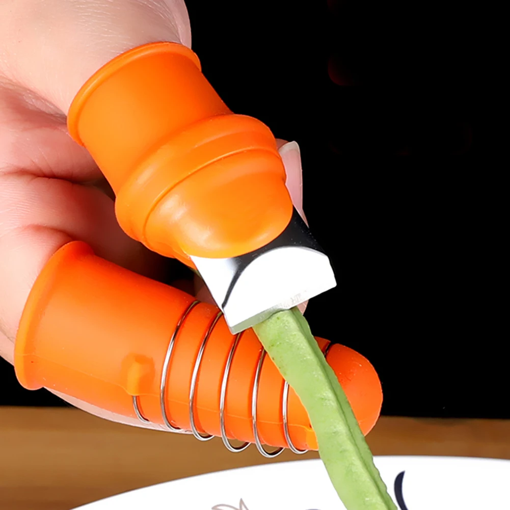 Silicone Thumb Knife Finger Protector Gears Cutting Vegetable Harvesting Pinching Plant Blade Scissors Garden Tools | Инструменты