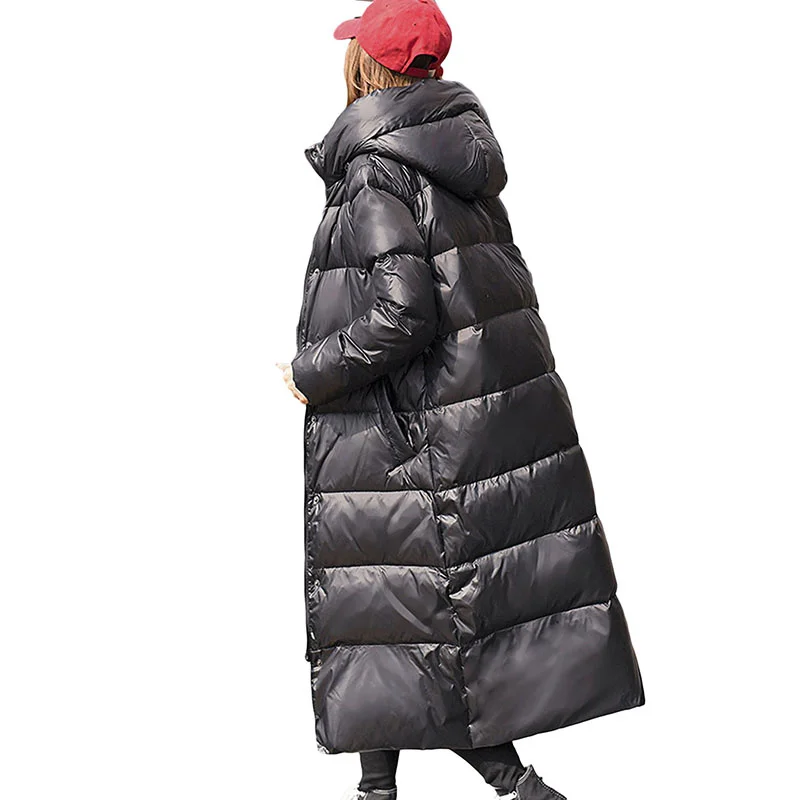 

90% White Duck Down Jacket 2020 Women Winter Jacket Long Thick Coat for Women Hooded Down Parka Warm Female Clothes Waterproof
