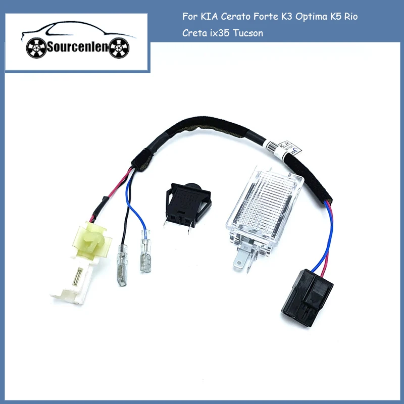 

Genuine DIY Glove Box Lamp Switch for KIA Cerato Forte K3 Optima K5 Rio Creta Ix35 Tucson Sundries Box Lighting