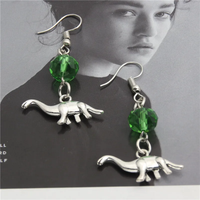 1 шт. милые кактусы прямая Подвеска &quotдинозавр&quot серьги для девочек подарок панк