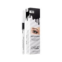 white eyeliner pencil makeup waterproof smooth soft eye liner pen brightener easy to wear white eyeliner women cosmetics