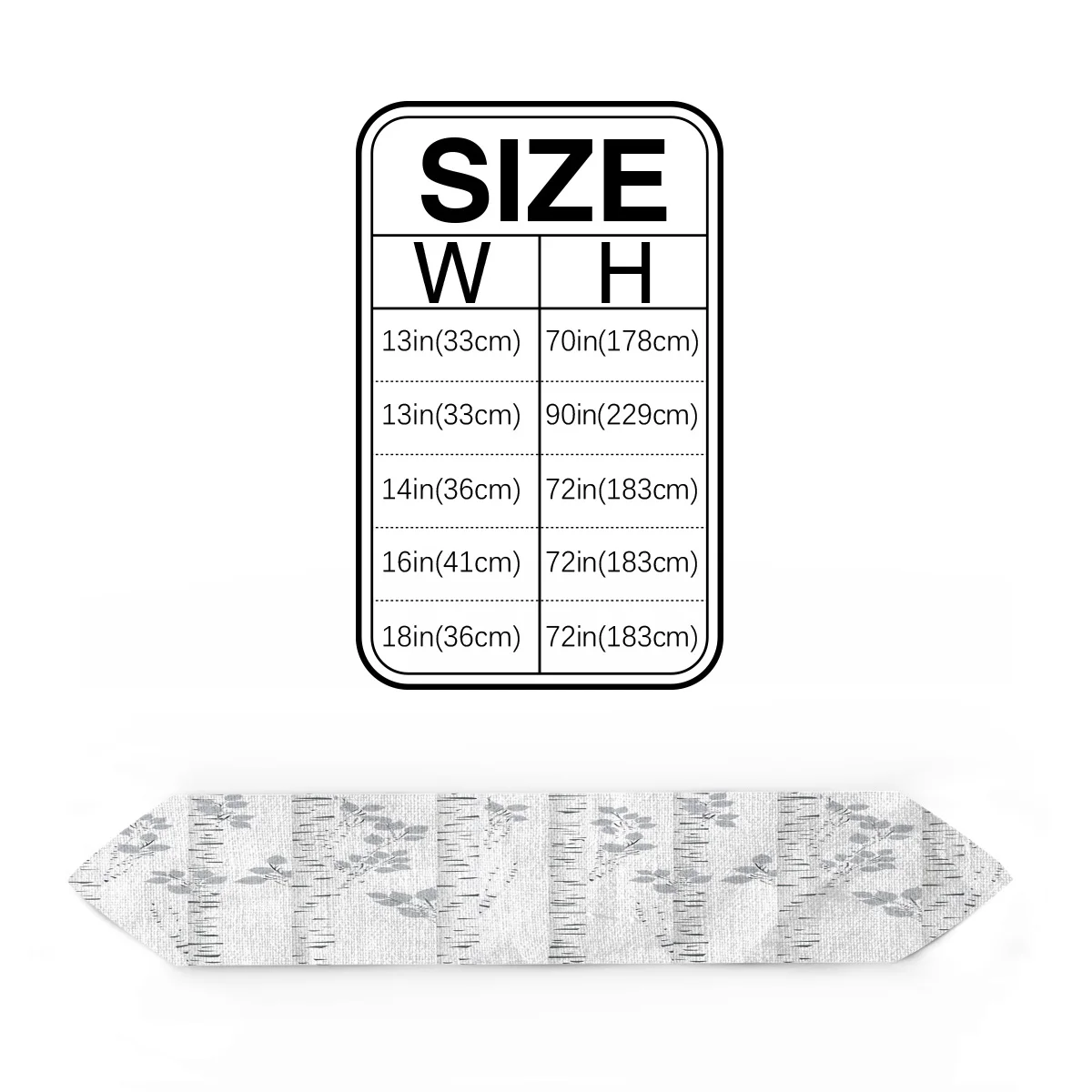 Березовые деревья имеют полосатые листья на плавках скатерть рождественские