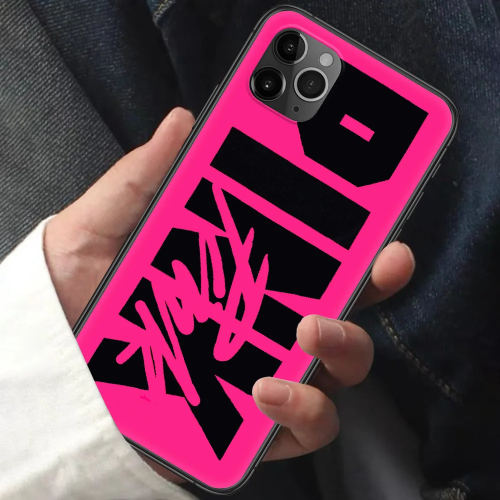 

VS PINK LOVE Secret Brand Phone Case For Iphone 11 12 Mini PRO XR X XS MAX 6 6s 7 8 Plus 5 5s SE 2020 black Back Soft Shell