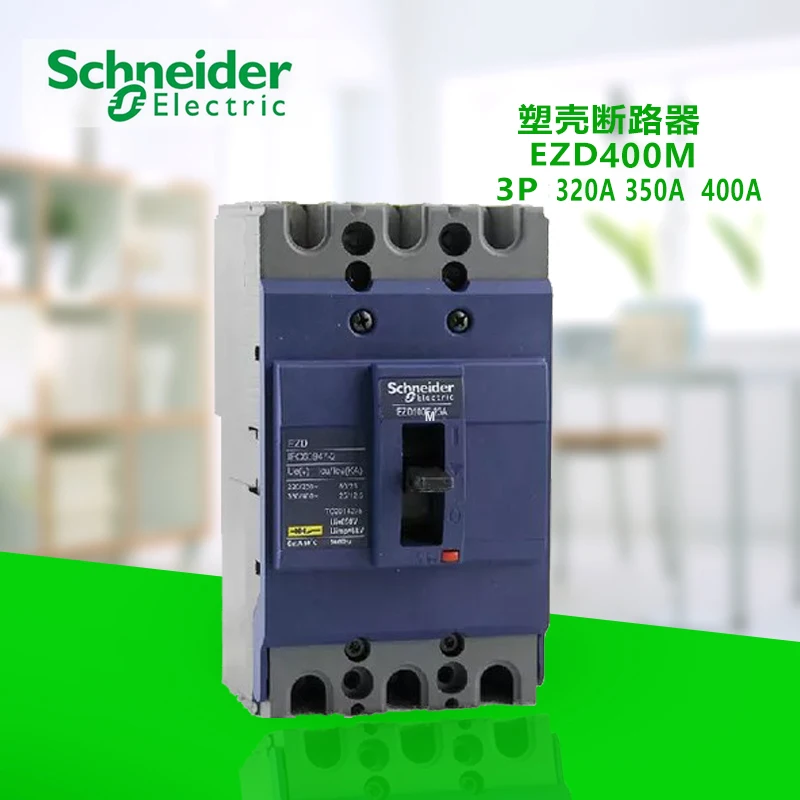 

Leakage Protection Molded Case Circuit Breaker Air Switch EZD-400M 3P 320A 350A 400A Fixed Type 380 / 400VAC 50KA Manual EZD400M