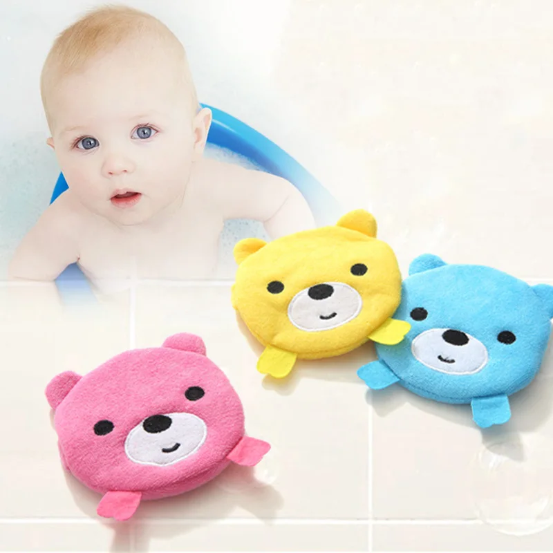 1 шт. Детские банные щетки форма медведя из мультфильма коврик для мытья детский