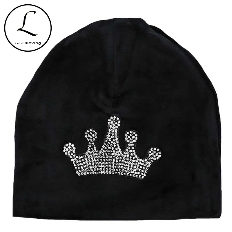 GZHilovingL зимние плотные бархатные шапки с короной для новорожденных мальчиков и