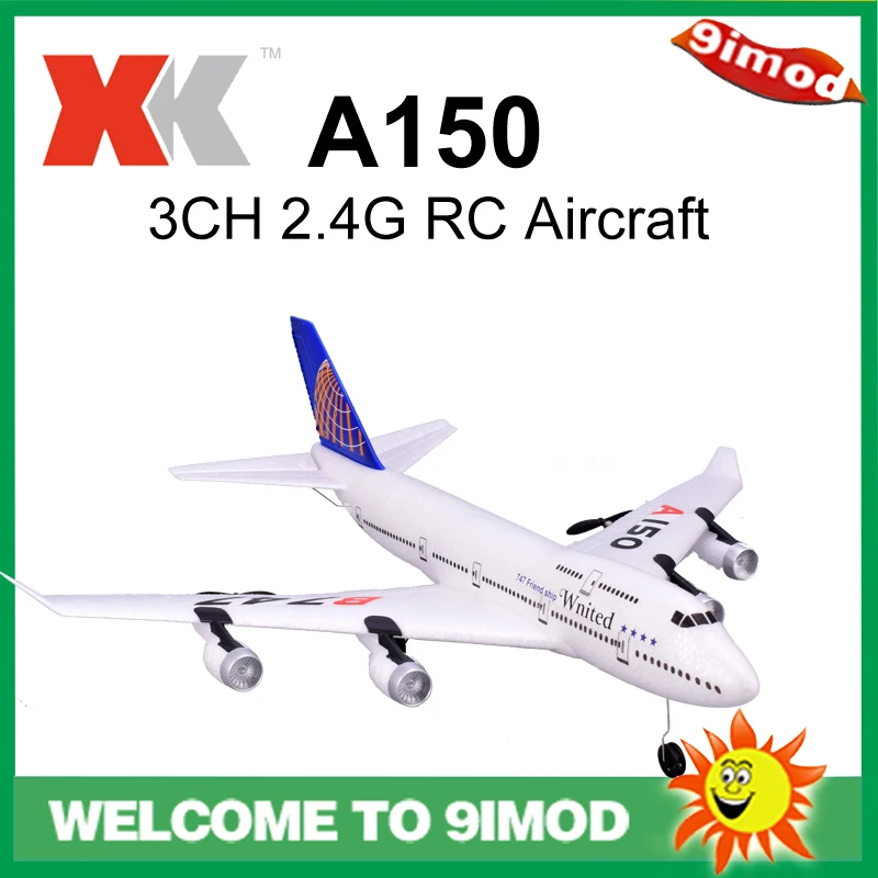 WLtoys радиоуправляемый самолет с фиксированным крылом Xk A150 модель аэробуса B747 Epp 2 4