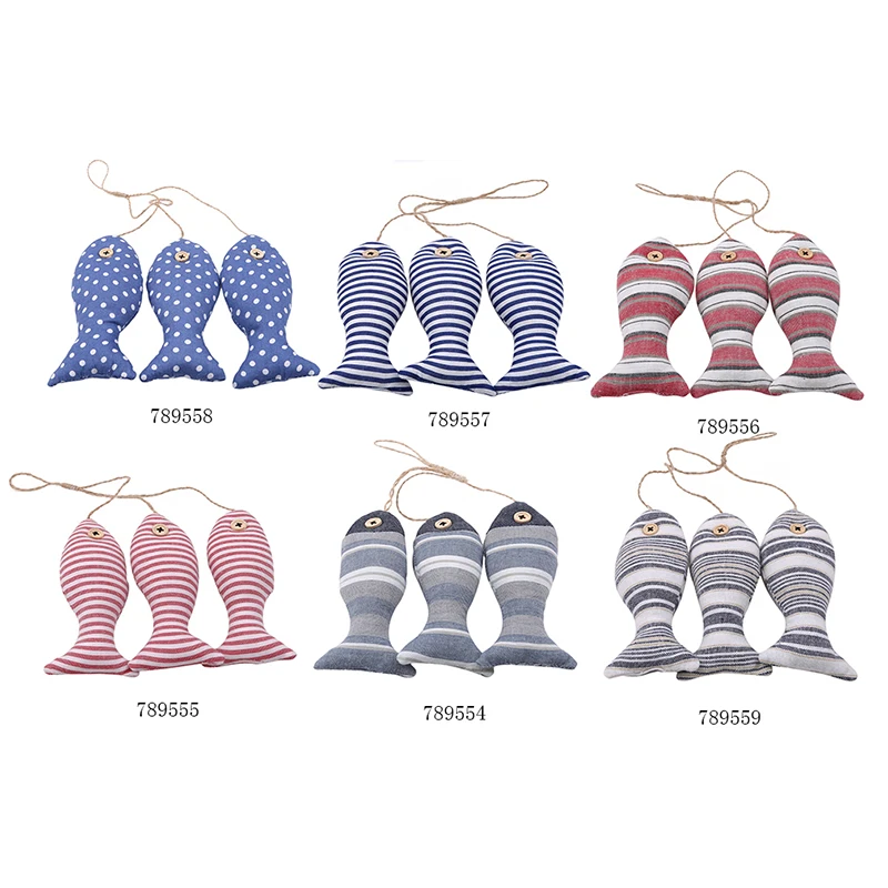 Творческий ручной Средиземноморский Стиль с принтом маленькие рыбки комплект