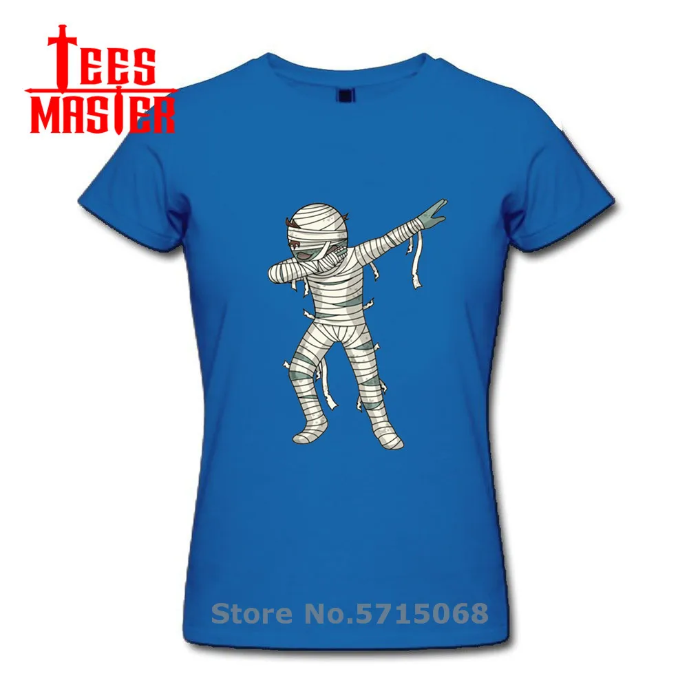 Вытирая Мумия забавные женские футболки с рисунками из мультфильмов на Хэллоуин