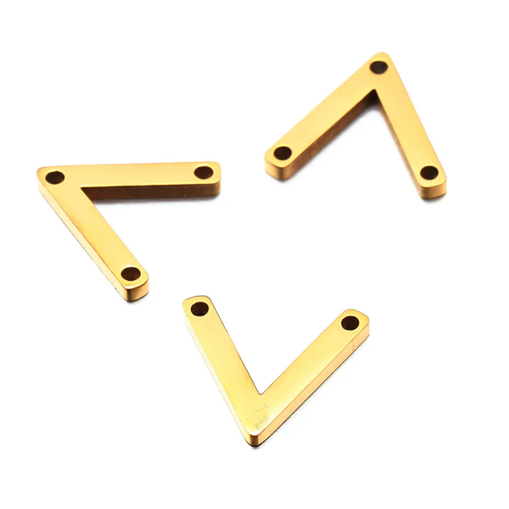 Треугольные подвески из нержавеющей стали 5 шт./лот треугольные Подвески с