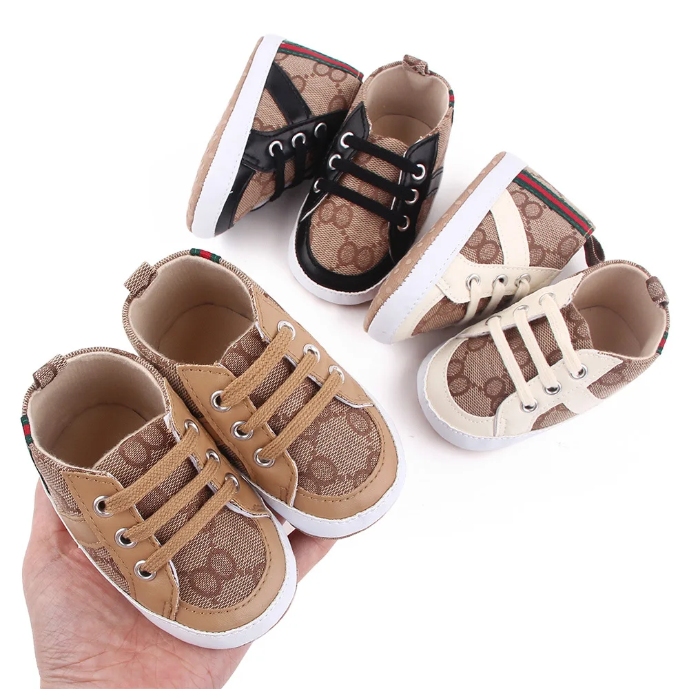 

0-1 years old leisure baby shoes color matching soft shoes baby shoes toddler shoes