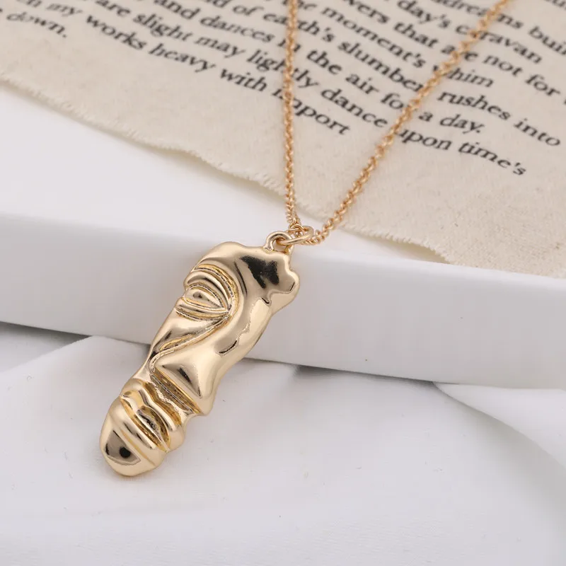 ENZE новые женские забавные серьги для лица персонализированные цинковый сплав