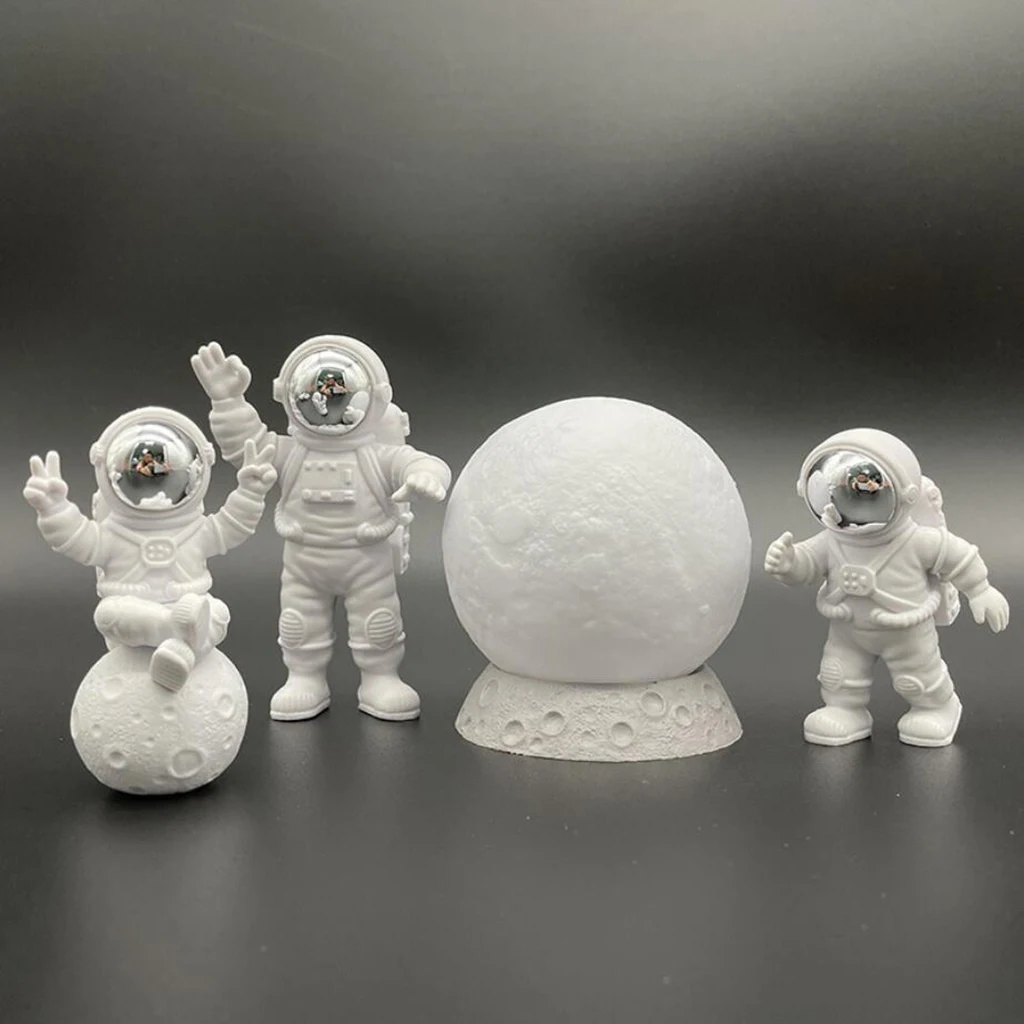 Скандинавский астронавт фотомодель торта Topper Spaceman статуя скульптура детские