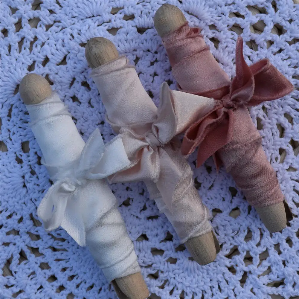 Шелковая лента ручной работы с бахромой 3 шт. | Дом и сад