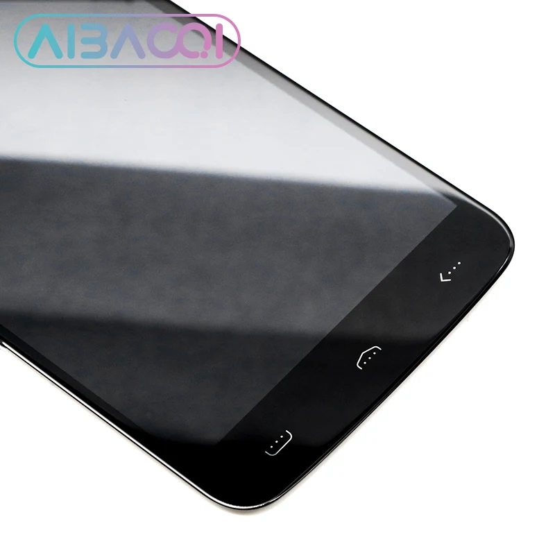 AiBaoQi 100% гарантия сенсорный экран 5 дюйма + ЖК дисплей 1280X720 в сборе замена для Homtom