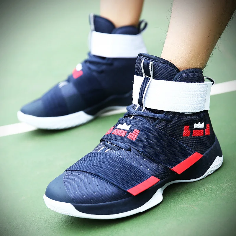 Новая мужская обувь пара баскетбольных кроссовок резиновая подошва ударная