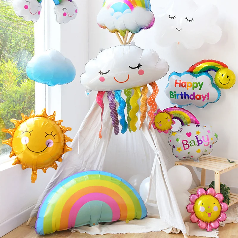 

Unicorn Rainbow Cloud Foil Balloons Unicorn Theme Birthday Party Decoration Happy Birthday Decoration Balloon Baby Shower Globos