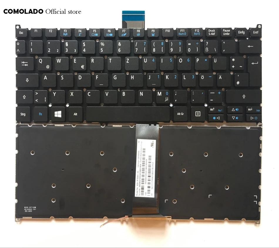 Бразилия Германия корейский итальянский японский ноутбук с подсветкой