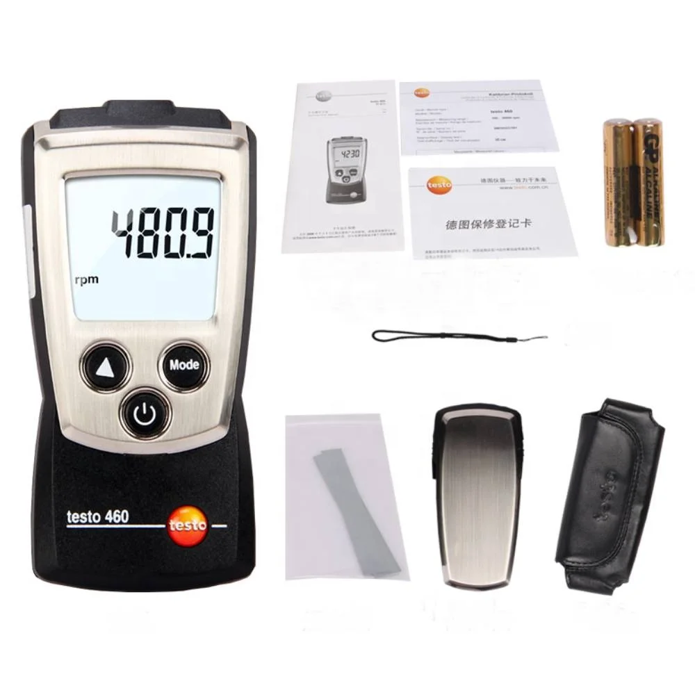 Цифровой оптический Бесконтактный тахометр testo 460 заказ-Nr. 0560 0460 от 100 до 29999 об/мин
