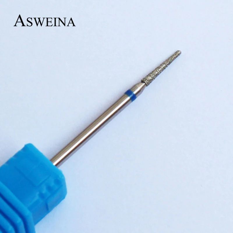 Алмазные насадки для ногтей ASWEINA 1 шт. 3/32 дюйма ручка из нержавеющей стали резак