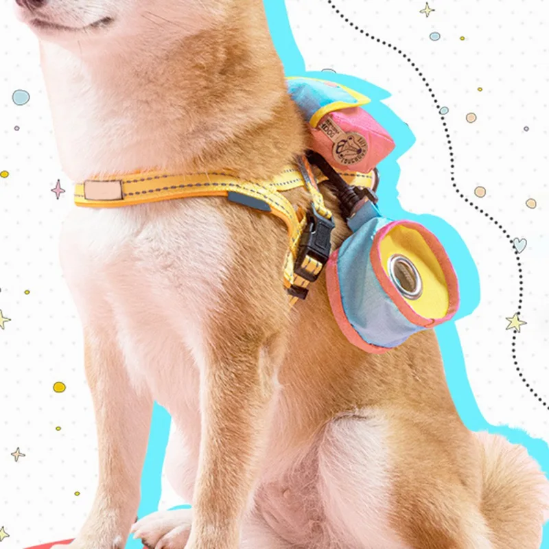 

Dog Pack Harness Vest Self-Wearing Bag for Travel Outdoor Hiking Camping Walking for Dog Cat Pet Self Mini Carrier