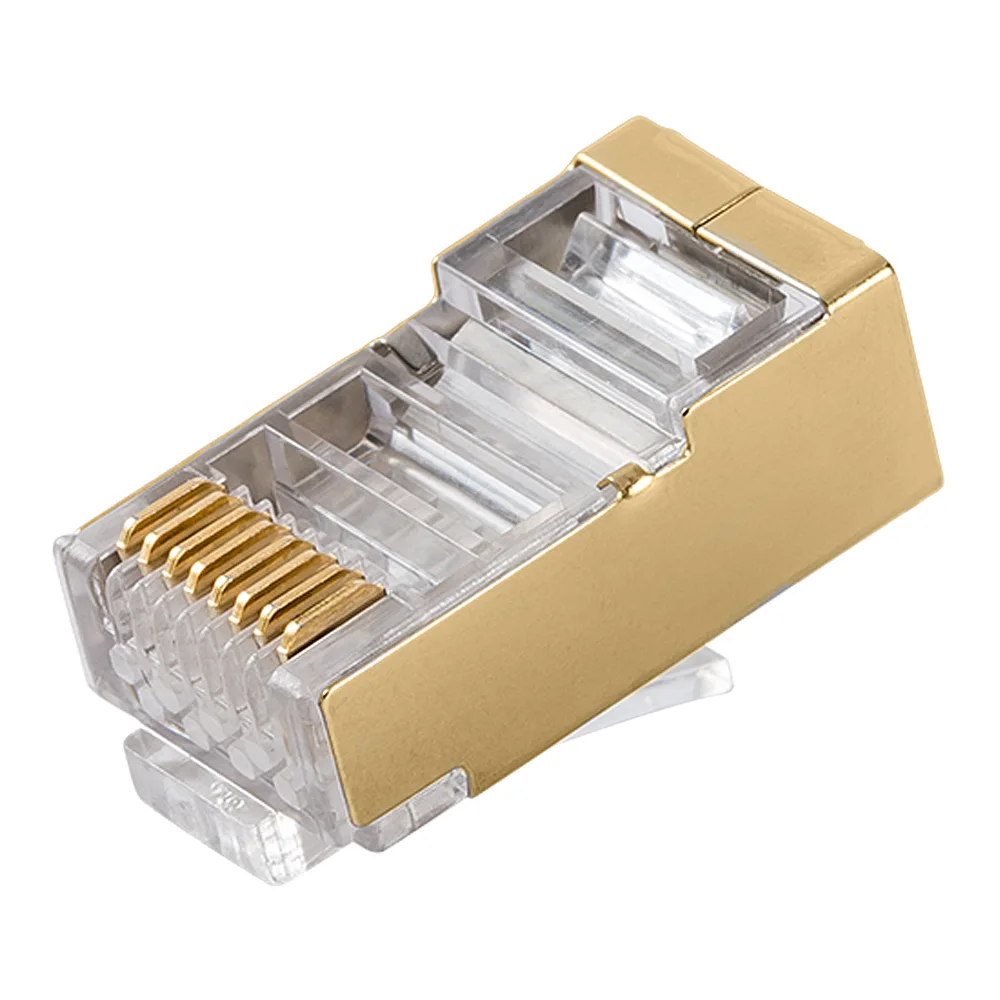 Сетевой разъем cat 7 для Cat7 Cat6a Ethernet кабель 1/10/30 шт. RJ45 экранированный FTP 8P8C сетевые