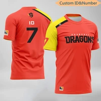 owl e sports player jersey uniform team dragons jersey customized name fans game t shirt men women custom id tees shirt collar