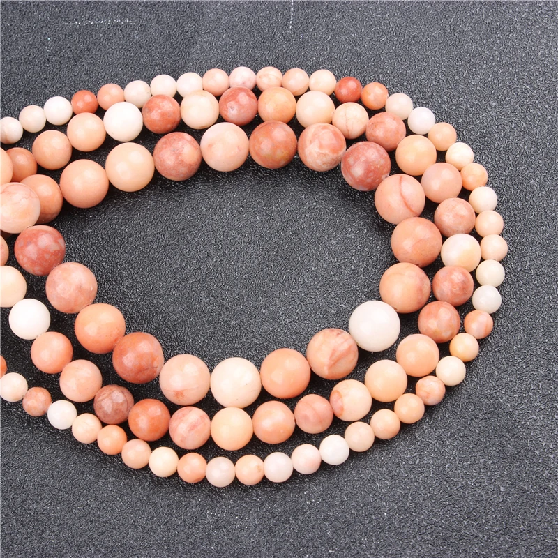 

Wholesale Fandongling NaturalRoundBeadsLooseBeads4/6/8/10/12MMSuitableForJewelryMakingDIYBraceletNecklace