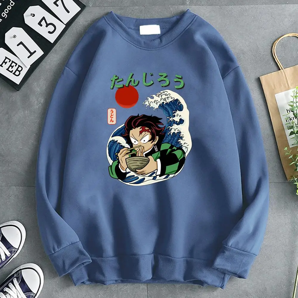 

Demon Slaye Hoodies Japanese Anime Harajuku Man Rock Sweatshirt Brand Korean Mens Print Hoodie Comfortable Casual Men Pullovers