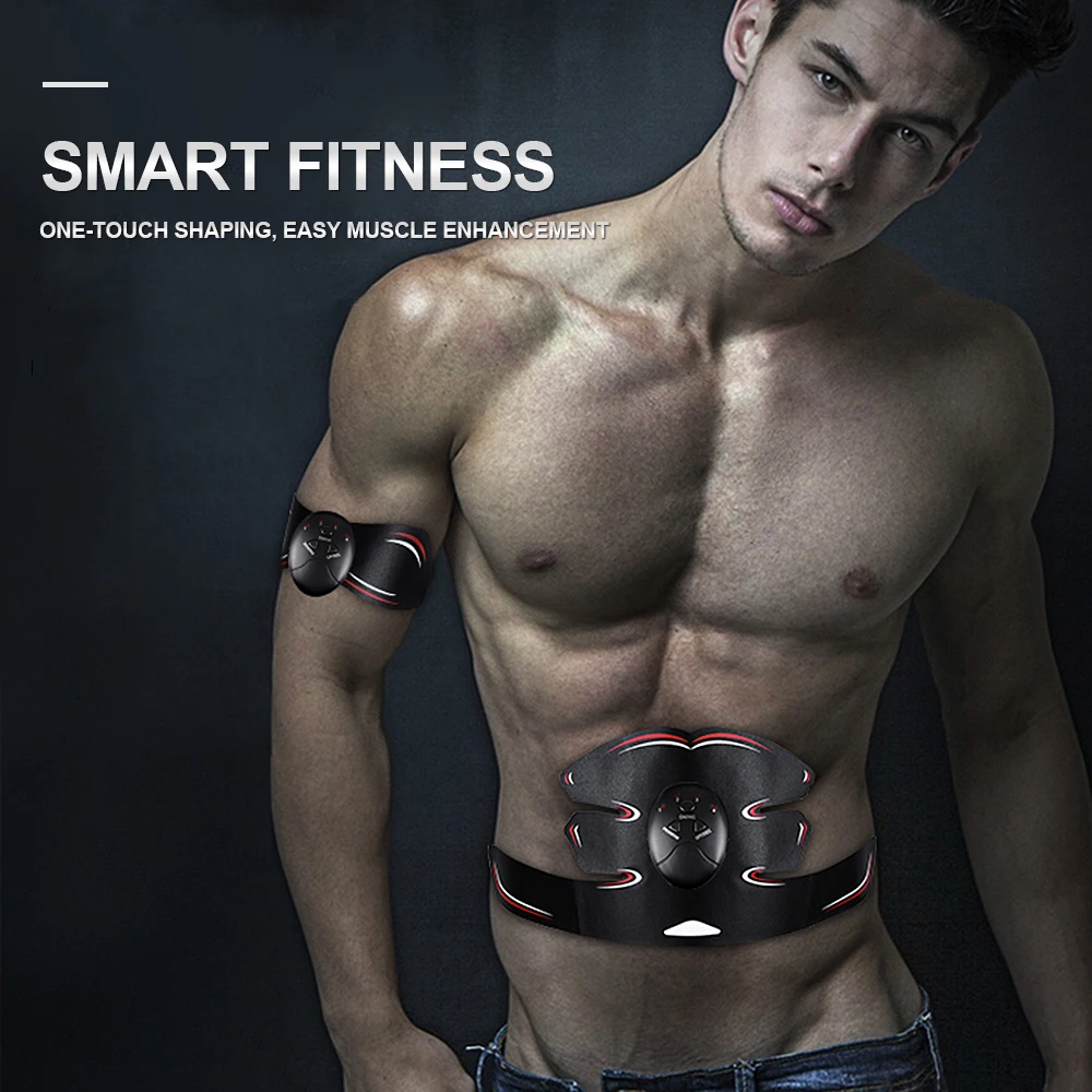 Умный тренажер для мышц стикер брюшного пресса массажер тела фитнеса тренажеры