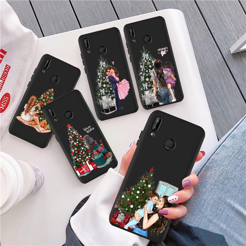 Чехол для Huawei P30 Lite с рождественской елкой Модный женский чехол телефона P40 P20 Pro P