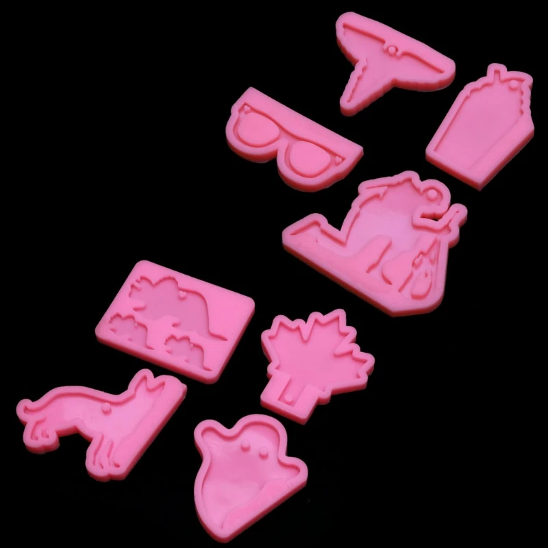 

4Pcs DIY Silicone Soldiers Glasses Resin Mold Caduceus EMT Symbol Keychain Resin Casting Molds Kit Resin Art Craft Tools