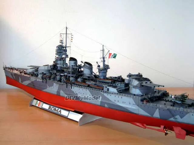 DIYMyModeI-rompecabezas de juguete hecho a mano, modelo de papel artesanal de Roma, Italia, regalo, utillaje de pel&iacute;cula-1