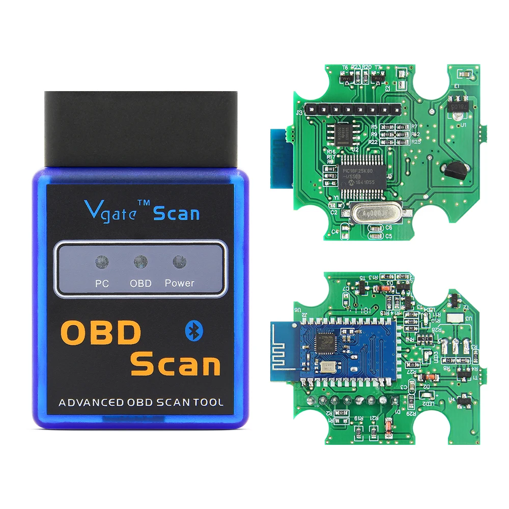 Vgate iCar2 V1.5 ELM327 PIC18F25K8 obd2 Bluetooth сканер elm 327 obd 2 icar автоматический диагностический для