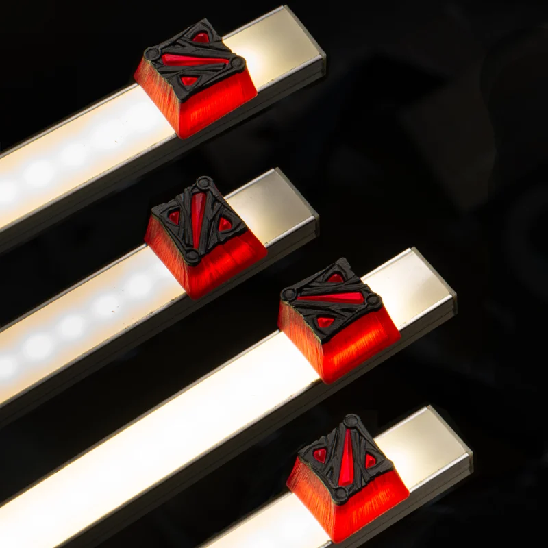 

1pc handmade resin keycap for MX switch mechanical individuality backlit key cap for Dota 2 handwork