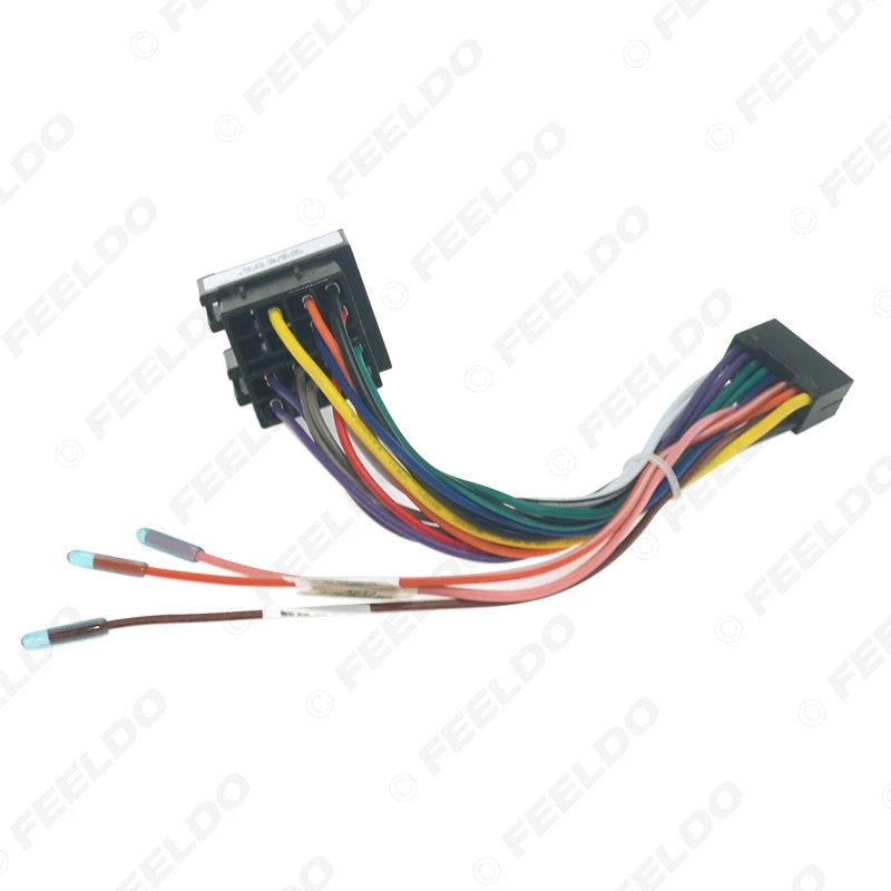 FEELDO 10 шт. автомобильный стерео аудио 16PIN Android кабель питания адаптер для Lada Granta